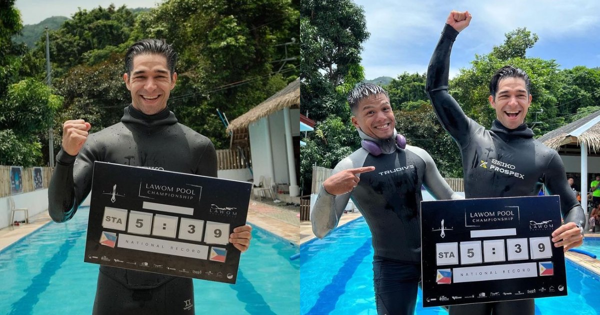 Wil Dasovich sets national record for holding breath underwater